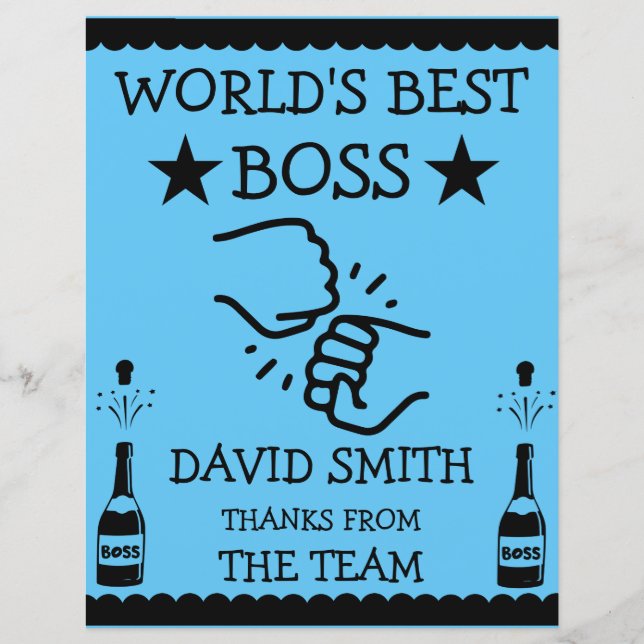 Der größte Boss der Welt (Vorderseite)
