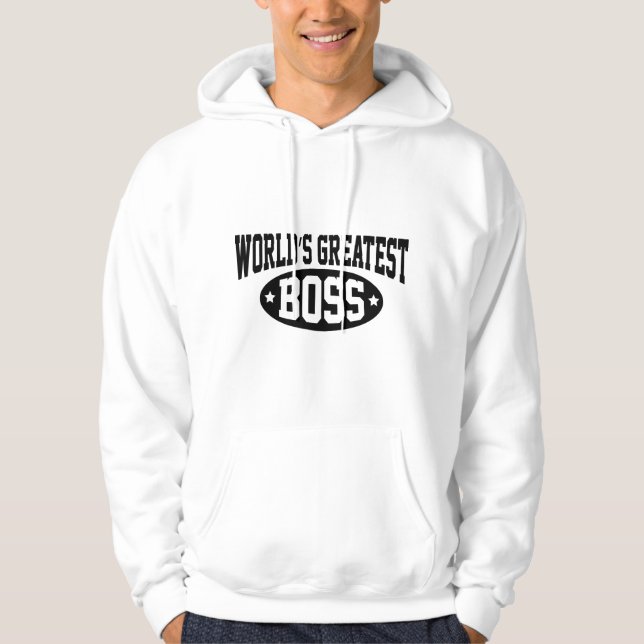 Der größte Boss der Welt Hoodie (Vorderseite)