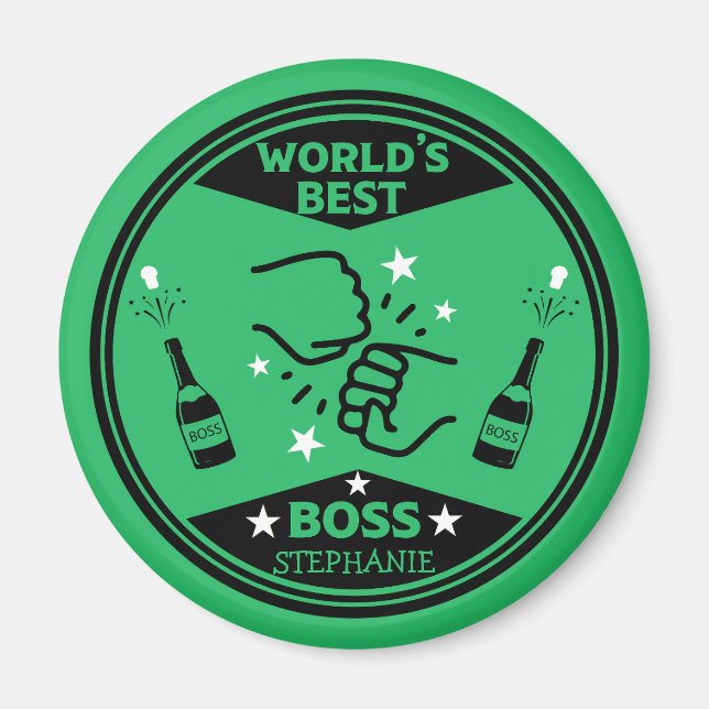 Der größte Boss der Welt Magnet (Vorne)
