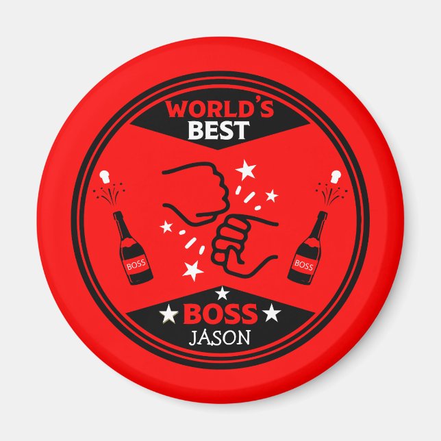 Der größte Boss der Welt Magnet (Vorne)