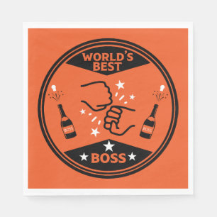 Der größte Boss der Welt Serviette