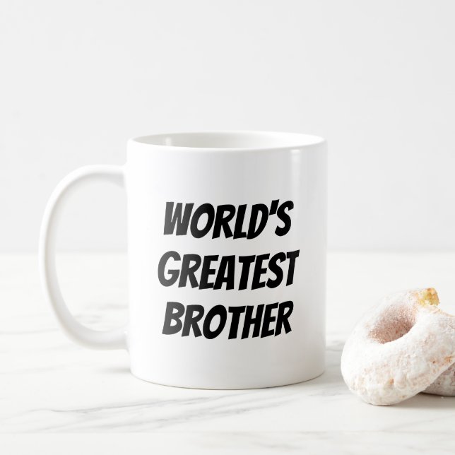 Der größte Bruder der Welt Kaffeetasse (Mit Donut)