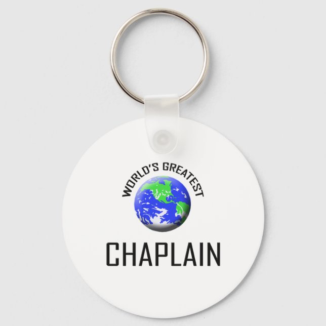 Der größte Chaplain der Welt Schlüsselanhänger (Vorderseite)
