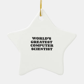 DER GRÖSSTE COMPUTERWISSENSCHAFTLER DER WELT KERAMIK ORNAMENT