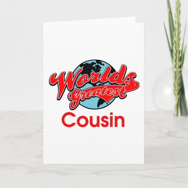 Der größte Cousin der Welt Karte (Vorderseite)