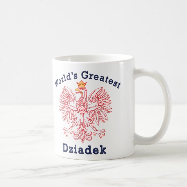 Der größte Dziadek-Adler der Welt Kaffeetasse (Rechts)