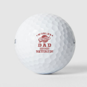 Der größte ermüdete Vater der Welt Golfball