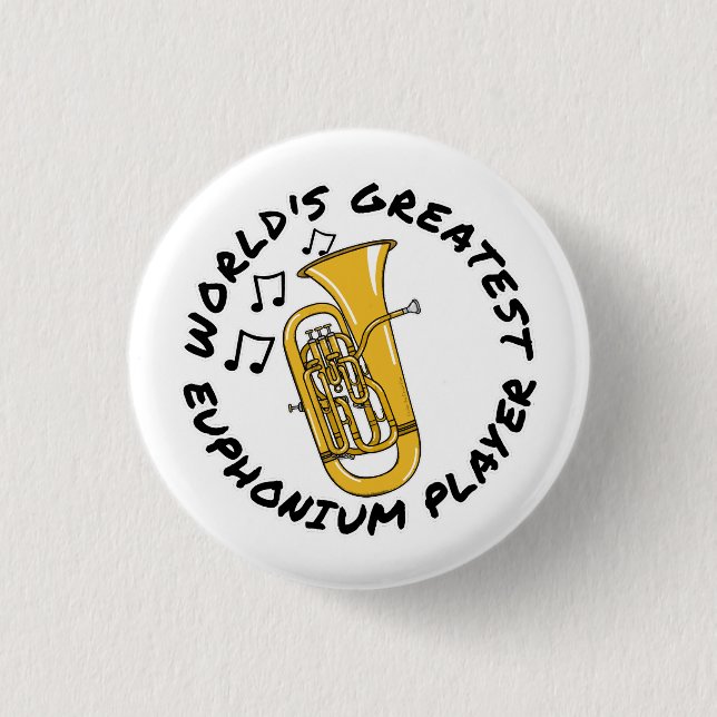 Der größte Euphonium-Spieler der Welt, Messingmusi Button (Vorderseite)
