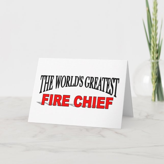 Der größte Feuerwehrchef der Welt Karte (Vorderseite)
