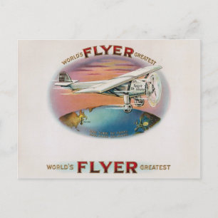 Der größte Flyer der Welt - Vintager Geist von St. Postkarte