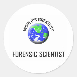 Der größte Forensiker der Welt Runder Aufkleber
