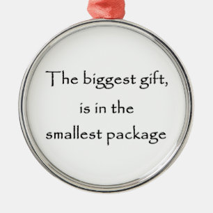 Der größte Geschenkprämie-Rundschmuck Silbernes Ornament