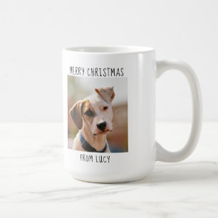 Der größte Hund-Vater der Welt - Weihnachts-Foto Kaffeetasse