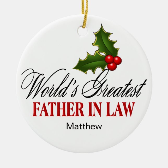 Der größte Jurist der Welt Keramikornament (Vorne)