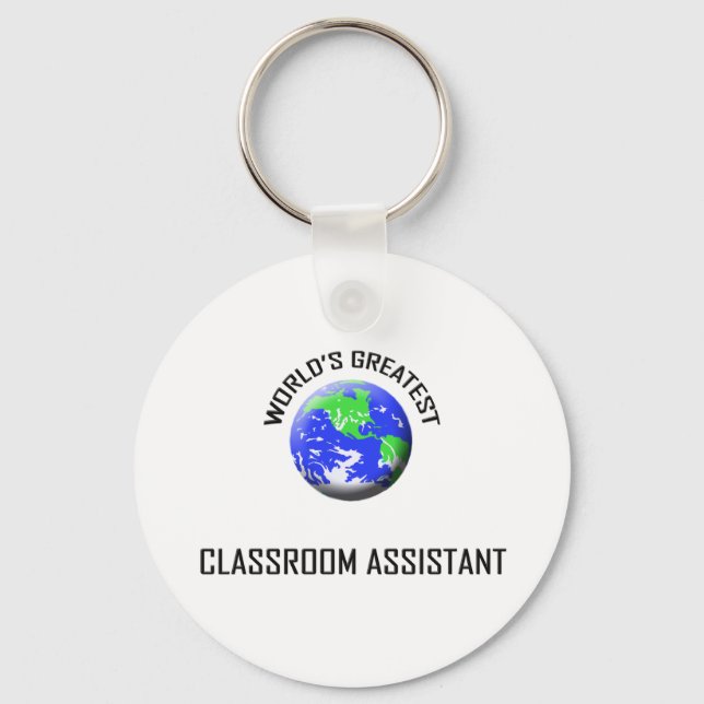 Der größte Klassenassistent der Welt Schlüsselanhänger (Vorderseite)