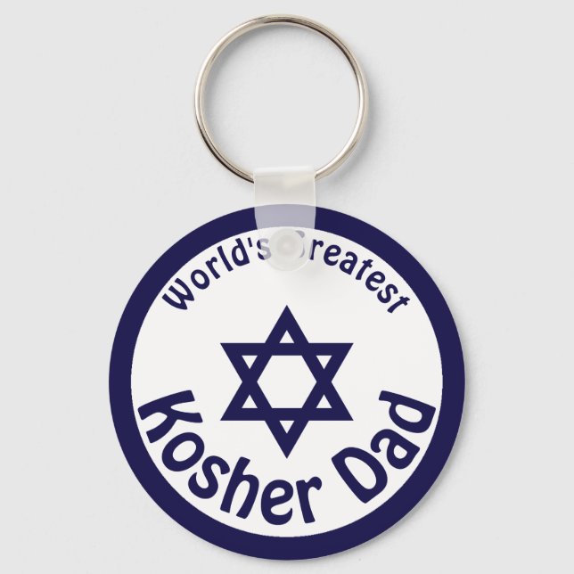 Der größte Kosher-Vater der Welt Schlüsselanhänger (Vorderseite)