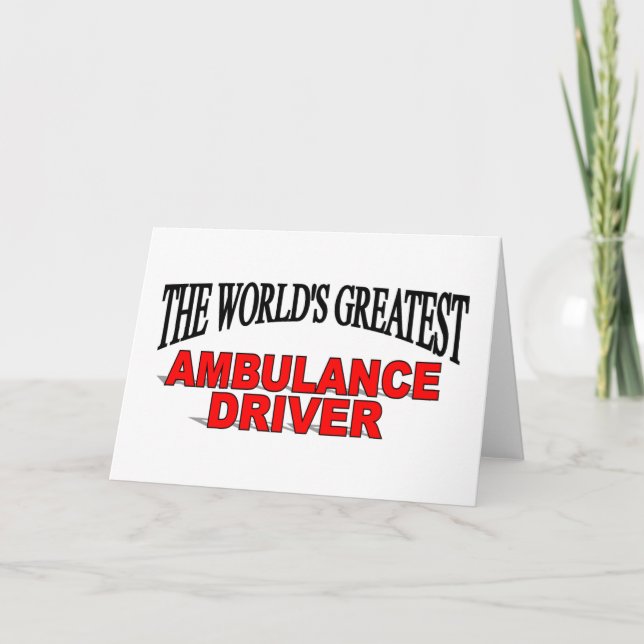 Der größte Krankenwagen der Welt Karte (Vorderseite)