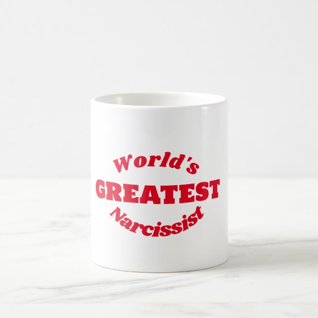 Der größte Narcissist der Welt - Tasse des Kaffees (Mittel)