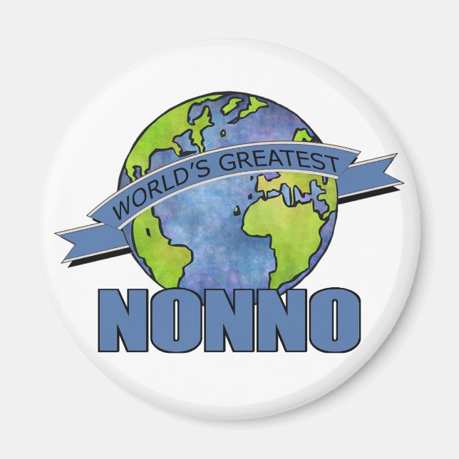 Der größte Nonno der Welt Magnet (Vorne)