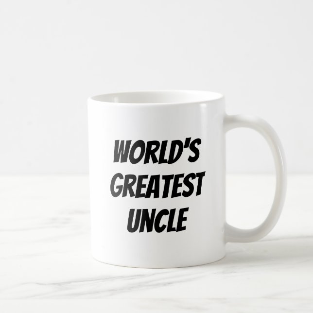 Der größte Onkel der Welt Kaffeetasse (Rechts)