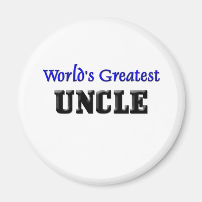 Der größte Onkel der Welt Magnet (Vorne)