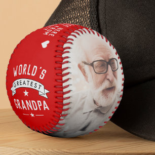Der größte Opa-Baseball mit 2 Fotos der Neuzeit Baseball