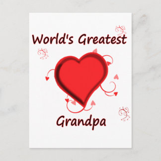 Der größte Opa der Welt Postkarte