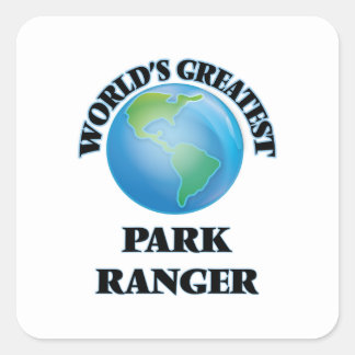 Der größte Park der Welt Quadratischer Aufkleber