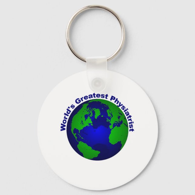 Der größte Physiker der Welt Schlüsselanhänger (Vorderseite)