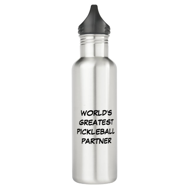 Der größte Pickleball-Partner der Welt Edelstahlflasche (Links)