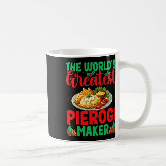 Der größte Pierogi-Maker-Polnischer Lebensmittelko Kaffeetasse (Rechts)
