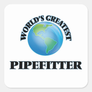 Der größte Pionier der Welt Quadratischer Aufkleber