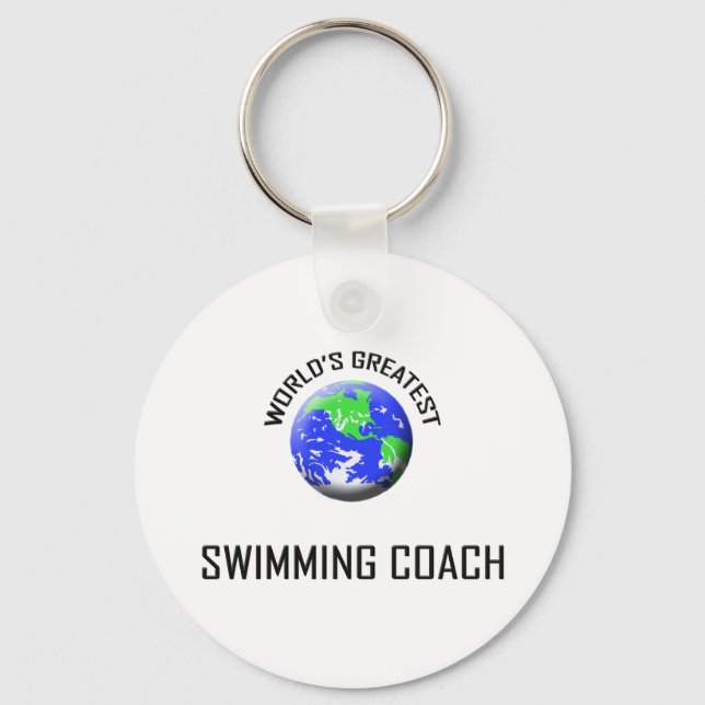 Der größte Schwimmlehrer der Welt Schlüsselanhänger (Vorderseite)