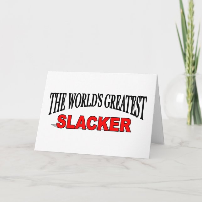 Der größte Slacker der Welt Karte (Vorderseite)