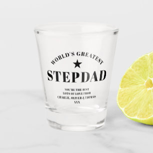 Der größte STEPDAD-Personalisiert Schnapsglas