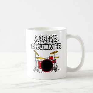 Der größte Trommler der Welt, Drum-Kit-Musiker Kaffeetasse