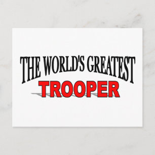 Der größte Trooper der Welt Postkarte