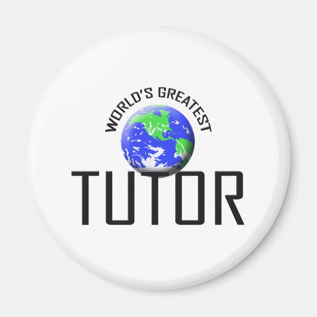Der größte Tutor der Welt Magnet (Vorne)