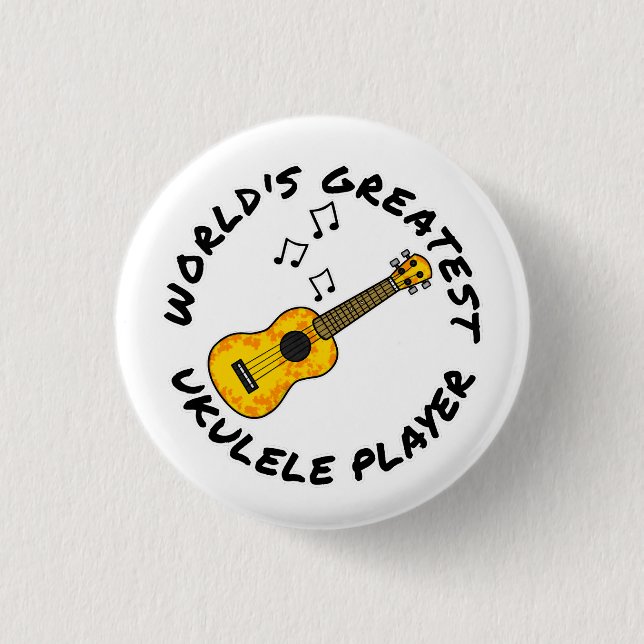 Der größte Ukulele-Spieler der Welt, Uke Player Fu Button (Vorderseite)