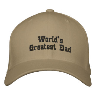 Der größte Vater der Welt Bestickte Kappe