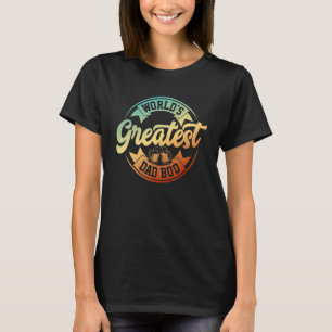 Der größte Vater der Welt Bod Men Fathers Day Retr T-Shirt