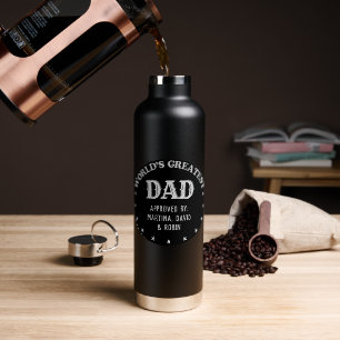 Der größte Vater der Welt (Brauch). Insulinflasche Trinkflasche