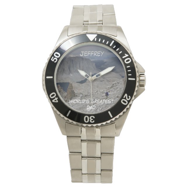 Der größte Vater der Welt, das Handgelenk aus Edel Armbanduhr (Vorderseite)