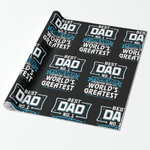 Der größte Vater der Welt für Männer11 Geschenkpapier