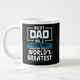 Der größte Vater der Welt für Männer11 Jumbo-Tasse