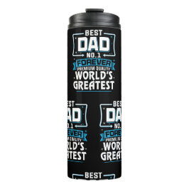 Der größte Vater der Welt für Männer11 Thermosbecher