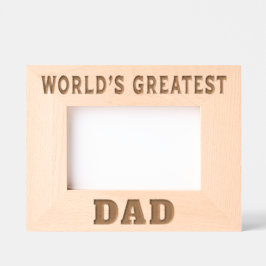 Der größte Vater der Welt Geätzte Rahmen