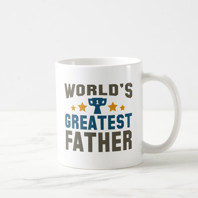 Der größte Vater der Welt Kaffeetasse (Rechts)