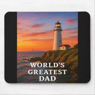 Der größte Vater der Welt - Lighthouse Edition Mousepad