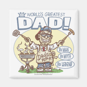 Der größte Vater der Welt Magnet